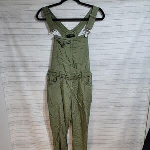 HARMONY & HAVOC GREEN KHAKI OVERALLS, SZ 3